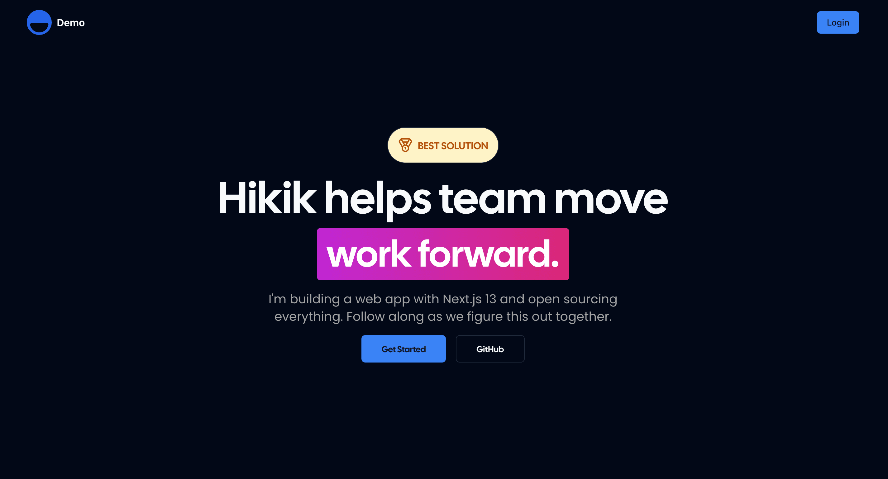 Demo about my Saas scaffold